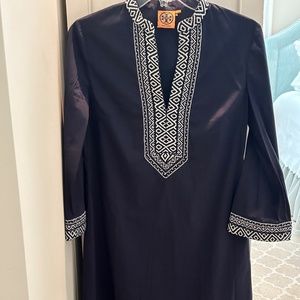 Tory Burch Embroidered Tunic Dress